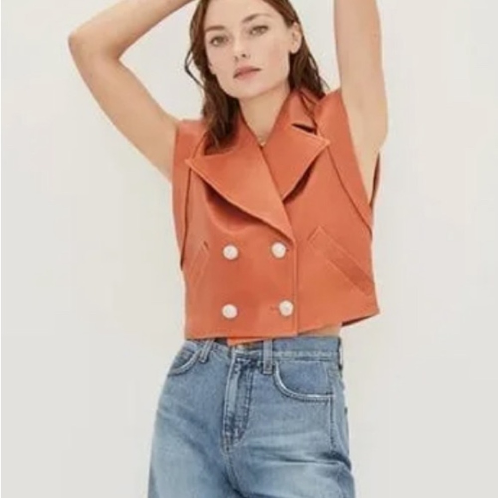Stunning NWT VERONICA BEARD “Rixey” Vest Sz 0